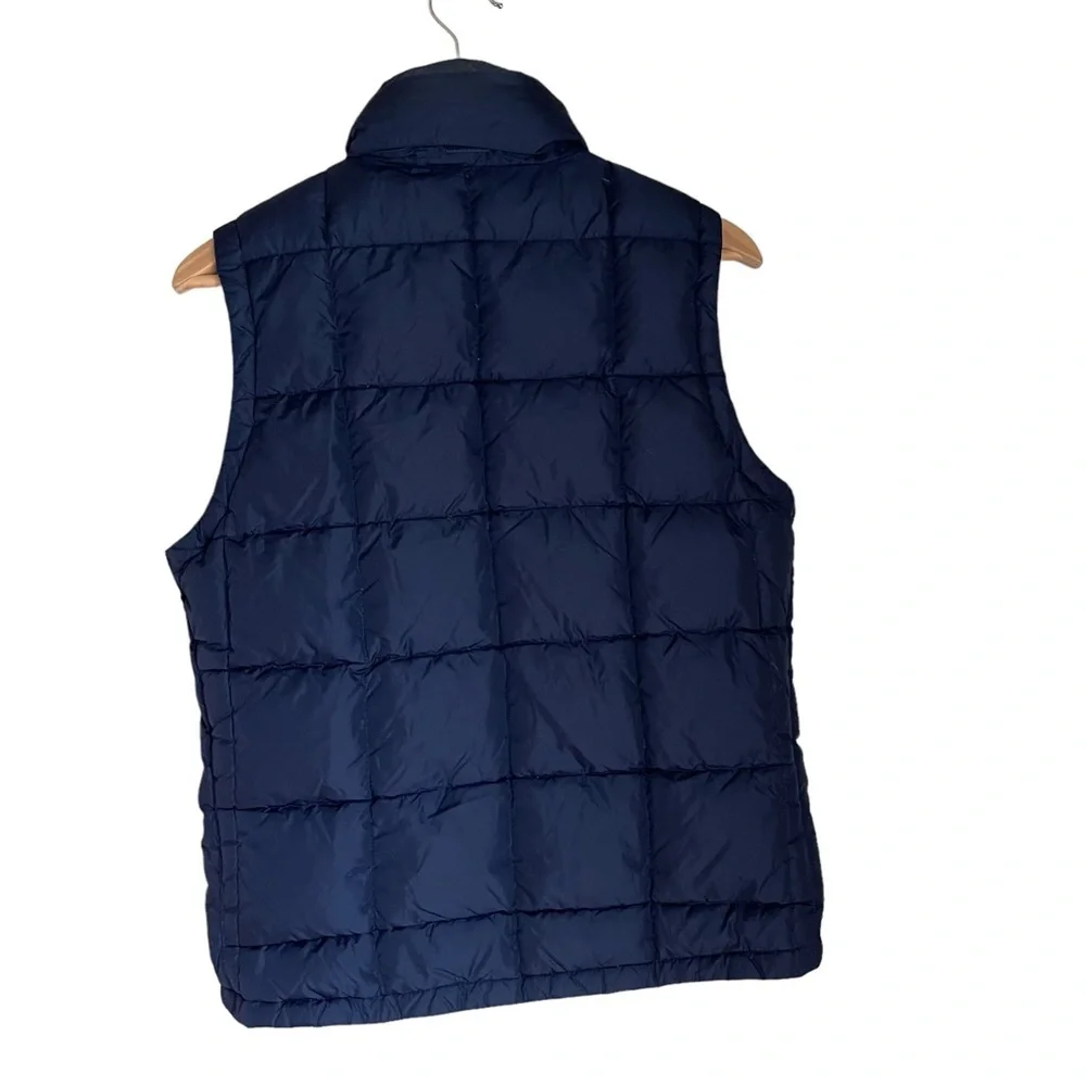 Abercrombie & Fitch Navy‎ Blue Puffer Down Winter Vest Size: M